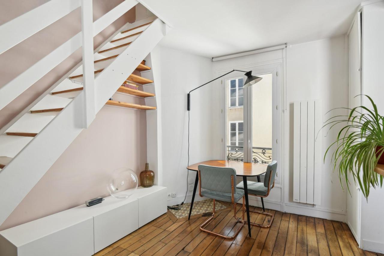 Charming Duplex In Privatestreet, Citycenter Paryż Zewnętrze zdjęcie