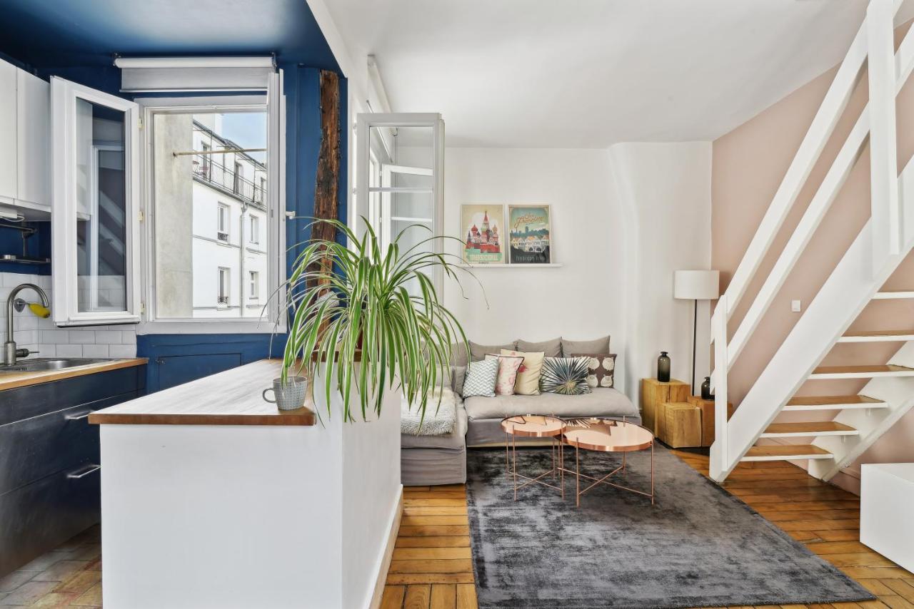 Charming Duplex In Privatestreet, Citycenter Paryż Zewnętrze zdjęcie